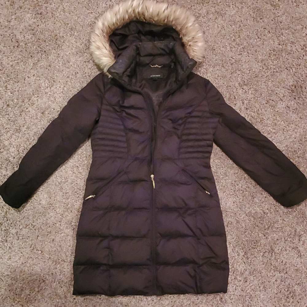 Long puffer coat